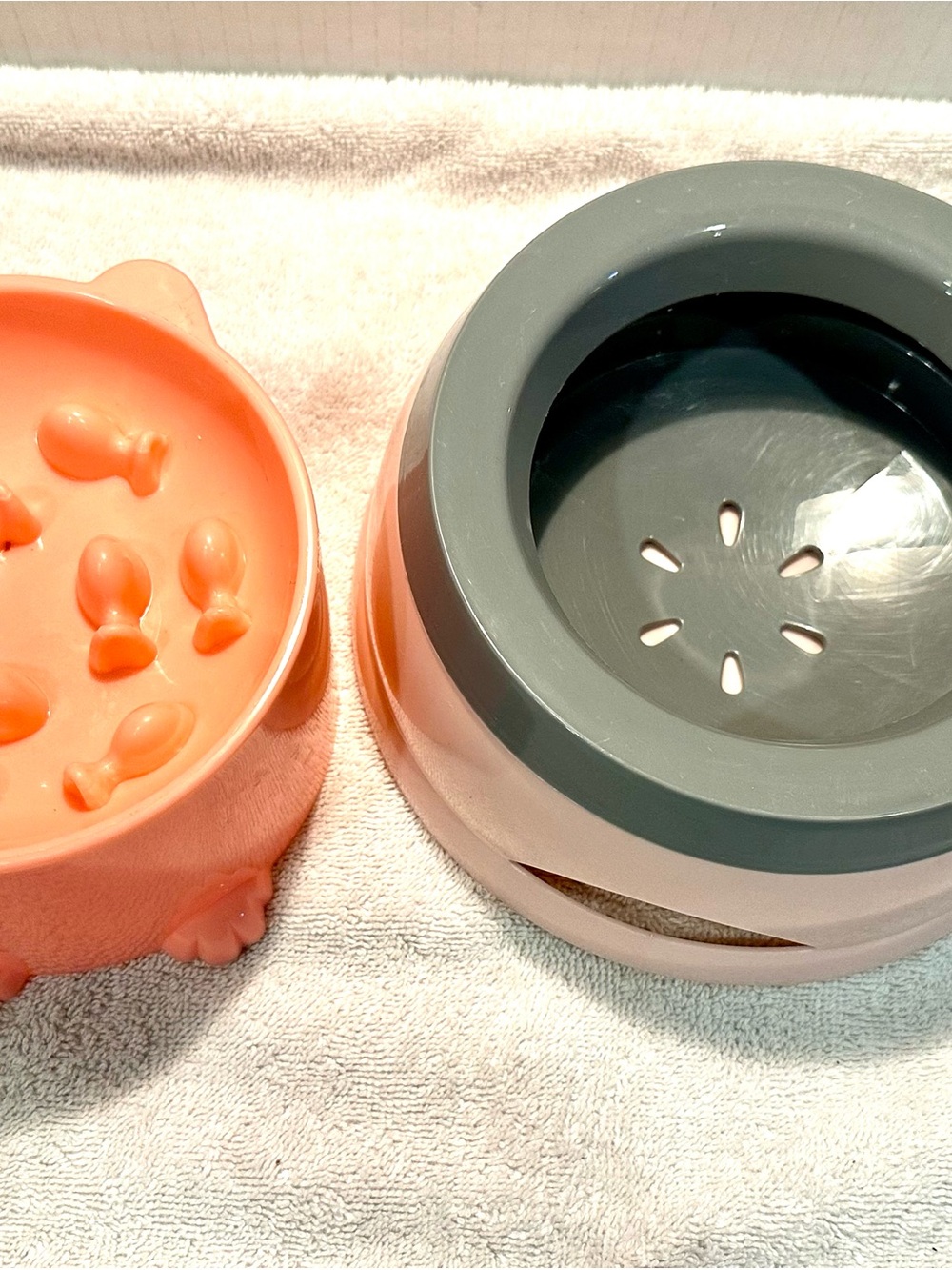 New pet water and slow feeder dish Bowl Set - for cat or dog 🐕